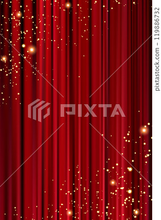 velvet curtains red 119886732