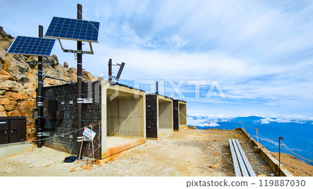 Climbing Mt. Ontake in Autumn: Kengamine Evacuation Shelter 119887030