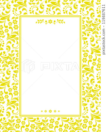 Abstract floral pattern. Vector seamless background. Perfect for invitations or announcements. 119887611
