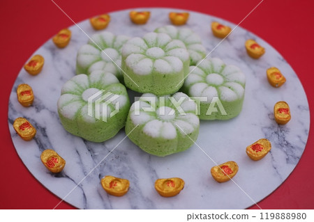 Kue Putu Ayu is one of the traditional wet cakes that have a soft texture.  119888980
