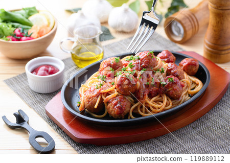 Meatball Neapolitan (Meatball Spaghetti) Meatball Neapolitan (Meatball Spaghetti) 119889112