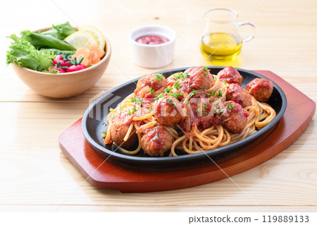 Meatball Neapolitan (Meatball Spaghetti) Meatball Neapolitan (Meatball Spaghetti) 119889133
