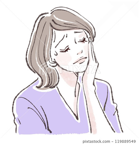 Illustration material of women and girls Illustration material of women and girls 119889549