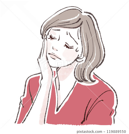Illustration material of women and girls Illustration material of women and girls 119889550