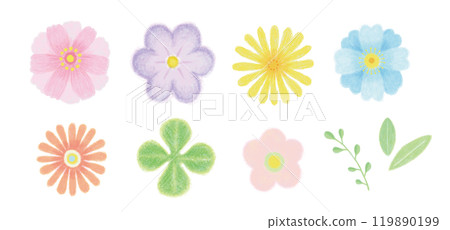 各種花卉手繪插圖集 各種花卉手繪插圖集 119890199