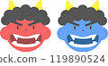 Red and Blue Demon Masks 119890524