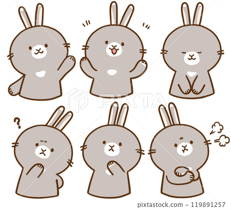 灰兔套裝 119891257