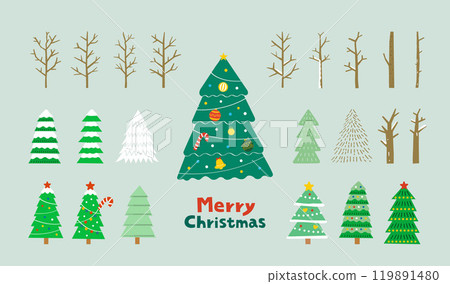 Collection of Xmas tree 119891480