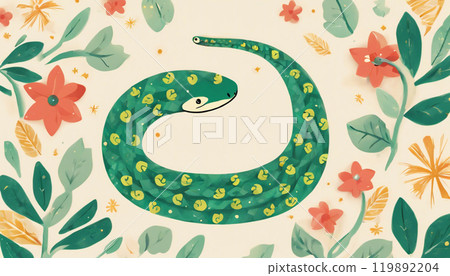 Send your lucky New Year greetings with cute snake New Year cards to have a joyous New Year! Send your lucky New Year greetings with cute snake New Year cards to have a joyous New Year! 119892204