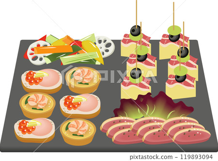 Hors d'Oeuvre拼盤 119893094