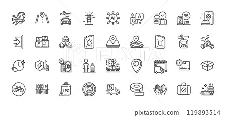 Metro, Transport insurance and Pickup line icons pack. AI, Question and Answer, Map pin icons. Adhesive tape, International flight, Road web icon. Vector Metro, Transport insurance and Pickup line icons pack. AI, Question and Answer, Map pin icons. Adhesive tape, International flight, Road web icon. Vector 119893514