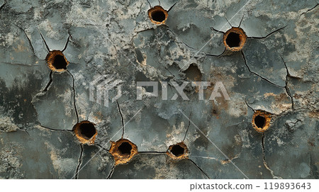 Bullet-hollow wall surface Bullet-hollow wall surface 119893643