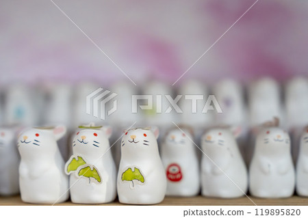 初夏的熊野神社（熊野大社） 許願兔 山形縣南陽市 119895820