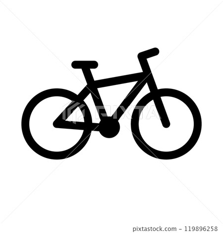 Bike icon isolated, bike speed symbol, illustration of transport Bike icon isolated, bike speed symbol, illustration of transport 119896258