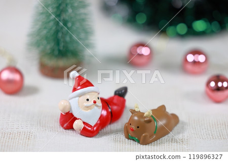 Reindeer and Santa Claus 119896327