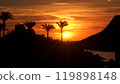 Sunrise on tropical beach 119898148