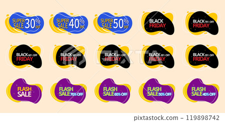 Fresh sale discount design concept collection. 119898742