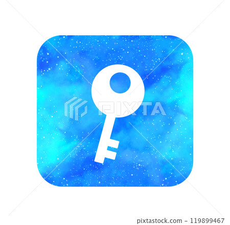 淺藍色星空|鑰匙圖標 119899467