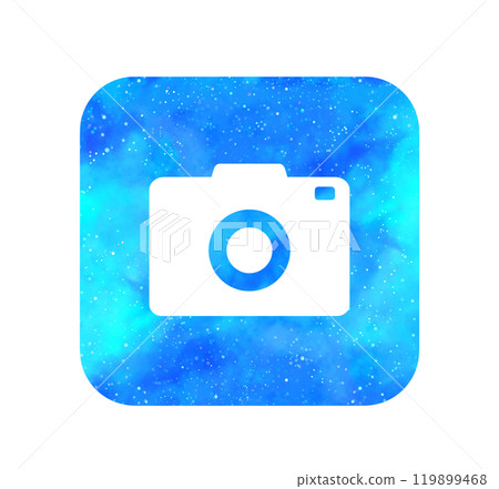 淺藍色星空|相機圖標 119899468