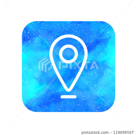 淺藍色星空|地圖圖標 119899507