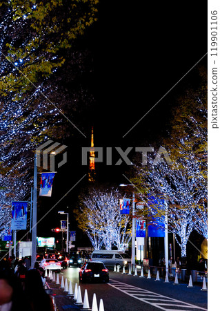 Keyakizaka Illumination is the winter scenery of Roppongi [Tokyo's winter spot] 119901106