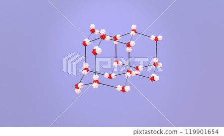 Model Crystal Ice Lattice 3D Illustration 119901654