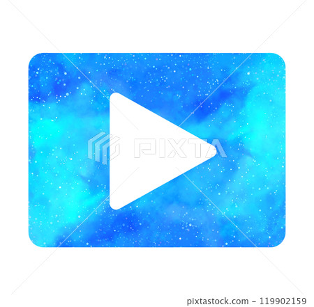 Light blue starry sky | Video icon Light blue starry sky | Video icon 119902159