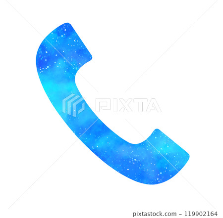 淺藍色星空|電話圖標 淺藍色星空|電話圖標 119902164