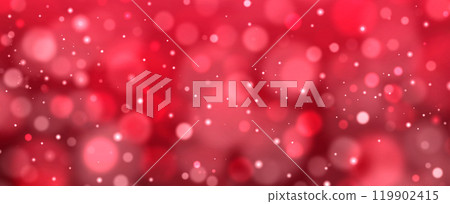 Sparkling bokeh background Christmas image Landscape 119902415