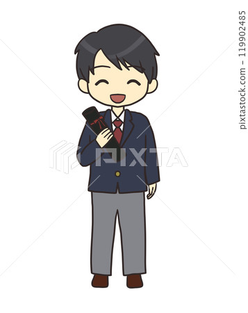 Graduating boy in a blazer (smiles) Graduating boy in a blazer (smiles) 119902485