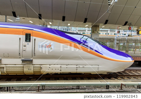 E8 Series Yamagata Shinkansen Tsubasa stopped at Tokyo Station 119902843