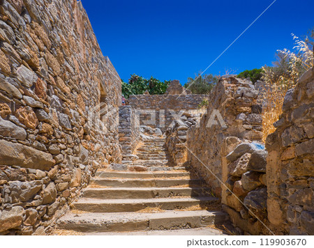 Ruined Stairs (Spinalonga, Crete, Greece) Ruined Stairs (Spinalonga, Crete, Greece) 119903670