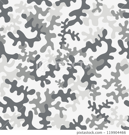 Seamless camouflage pattern - vector illustration 119904466