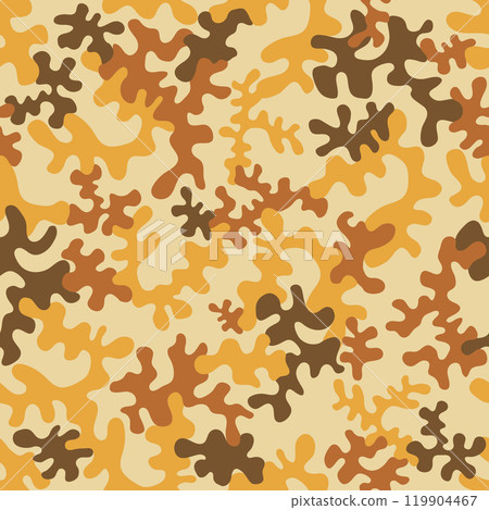 Seamless camouflage pattern - vector illustration 119904467