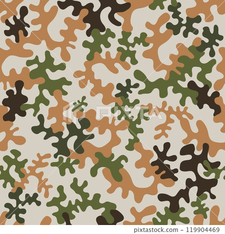 Seamless camouflage pattern - vector illustration Seamless camouflage pattern - vector illustration 119904469