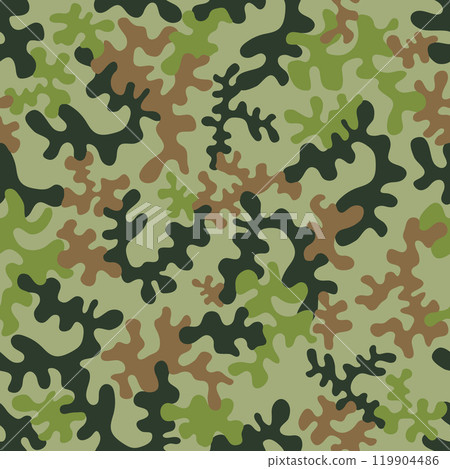 Seamless camouflage pattern - vector illustration Seamless camouflage pattern - vector illustration 119904486
