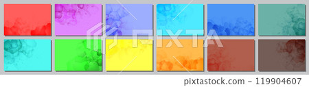 Set of watercolor backgrounds Set of watercolor backgrounds 119904607