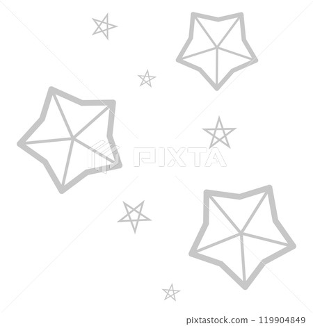 A simple pattern of grey stars 119904849