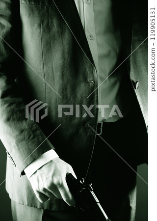 Retro secret agent gun 119905131