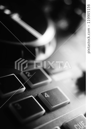 Deejay mixing desk Deejay mixing desk 119905156