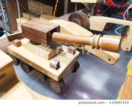 canon toy made by wooden 119905343