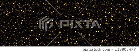 Seamless pattern with gold dust particles on dark background Seamless pattern with gold dust particles on dark background 119905477