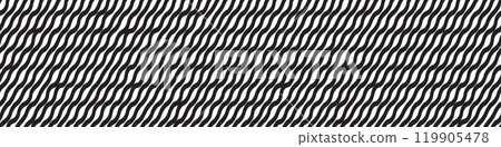 Thick diagonal squiggle wavy black lines on white bg as a seamless pattern Thick diagonal squiggle wavy black lines on white bg as a seamless pattern 119905478