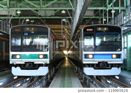 209系列1000系列與E231系列800系列在車廠一字排開(轉發展示) 209系列1000系列與E231系列800系列在車廠一字排開(轉發展示) 119905628