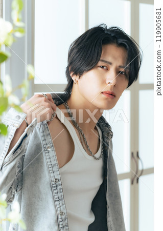 Men's Fashion Portrait Beauty Men's Cosmetics Men's Fashion Portrait Beauty Men's Cosmetics 119905681