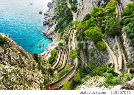 Capri, Italy from the Gardens of Augustus 119907075