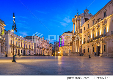 Syracuse, Sicily at the Historic Cathedral 119907152