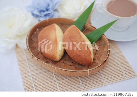 Kue Pukis or pukis cake made from flour eggs yeast and coconut milk. Kue Pukis or pukis cake made from flour eggs yeast and coconut milk. 119907192