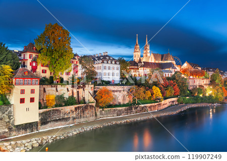 Basel, Switzerland on the Rhine River Basel, Switzerland on the Rhine River 119907249