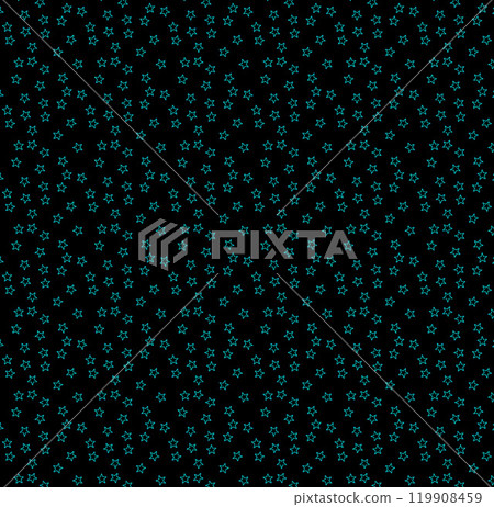 A lot of small green stars on a black background 119908459